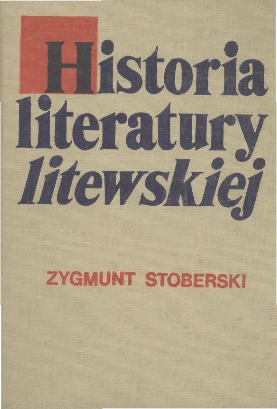 Historia literatury litewskiej – zarys
