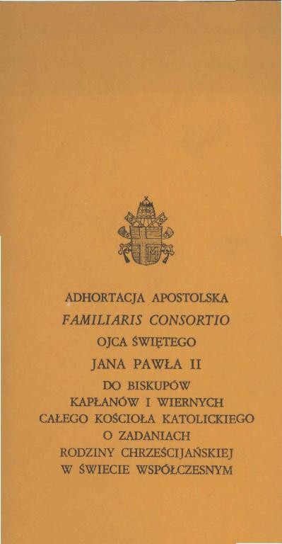 Adhortacja Apostolska Familiaris Consortio